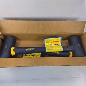 Estwing CCD45 45oz Dead Blow Hammer 2 Pack Blue Yellow Non-Marring 15in 2pc Set